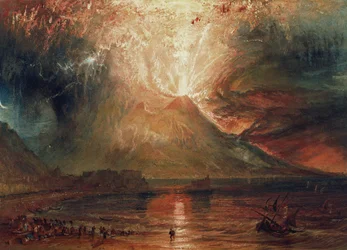 Der Vesuv im Ausbruch, 1817